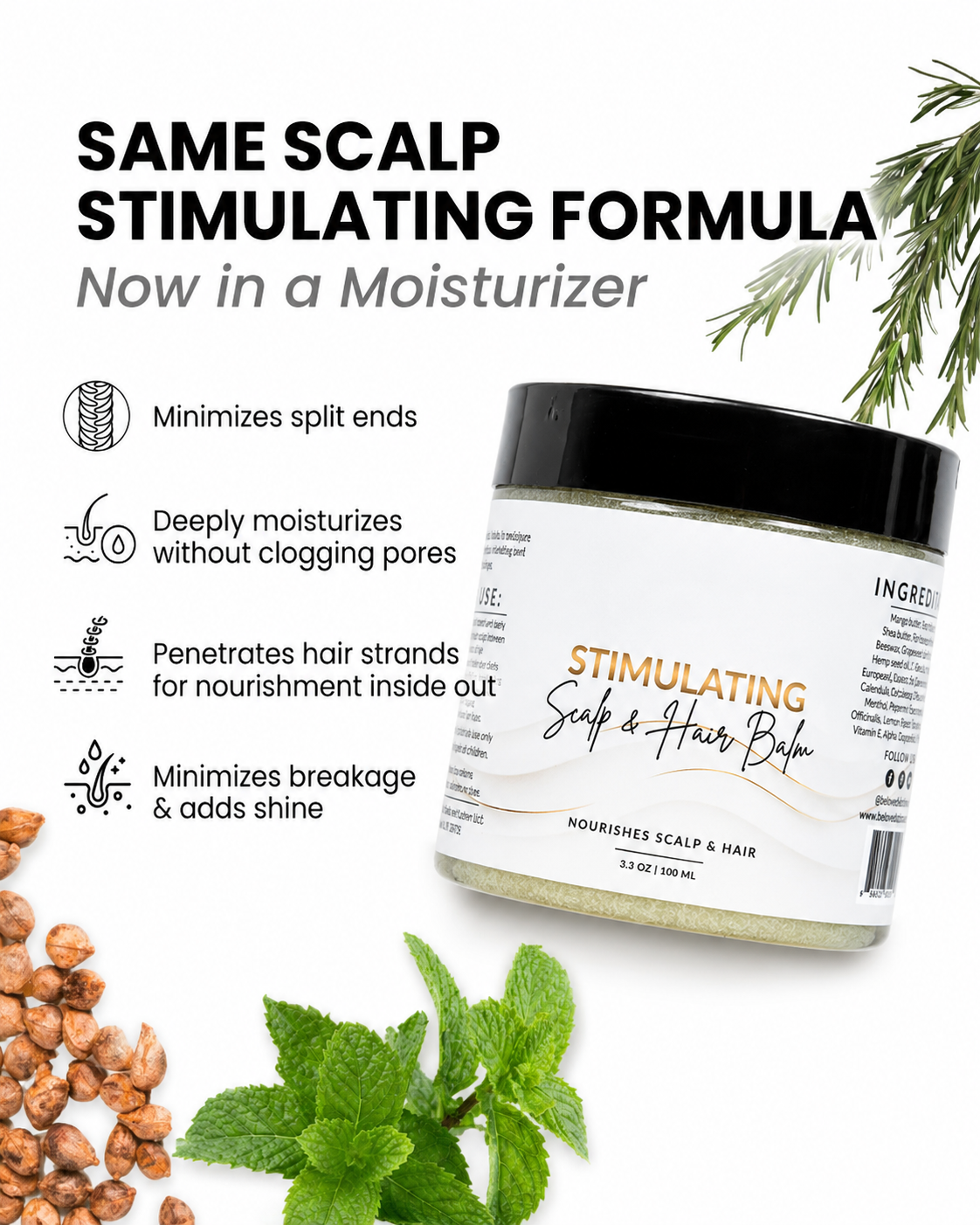 Vonflux Stimulating Hair & Scalp Balm
