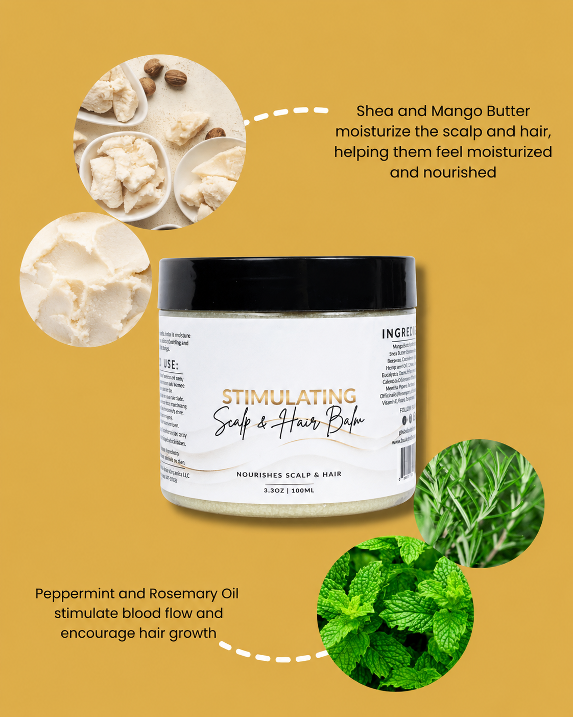 Vonflux Stimulating Hair & Scalp Balm